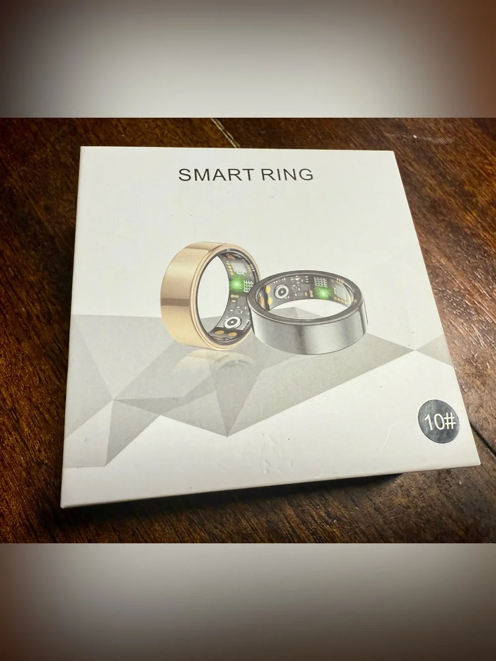 Unisex Fitness Smart Ring w/sleep Tracker NO Subscription Long Life Black Size10